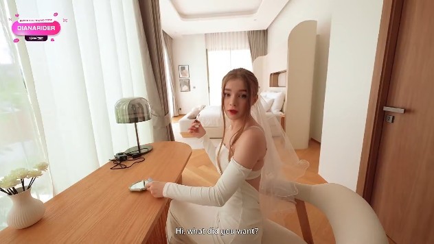 PornHub 欧美金发碧眼白虎1嫩妹【DianaRider】《婚前出轨》婚礼当天前男友诈骗复合，新性交萝莉挑逗骚逼射精