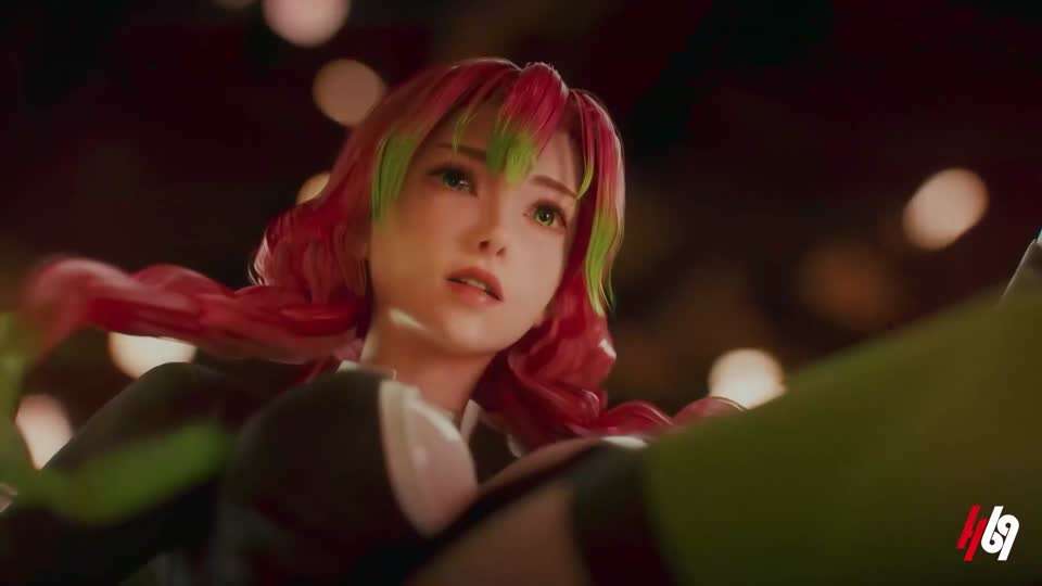 3D 鬼灭同人 甘露寺蜜璃3D